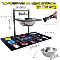 ADENGL drip tray under the stand catches spills for a cleaner space.