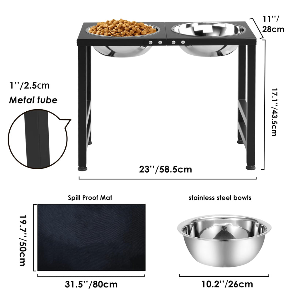 ADENGL ergonomic 17-inch design reduces bending during meals.