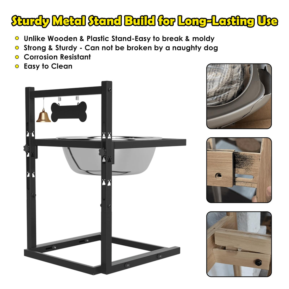 ADENGL height range 10 to 17.8 inches eases drinking posture.