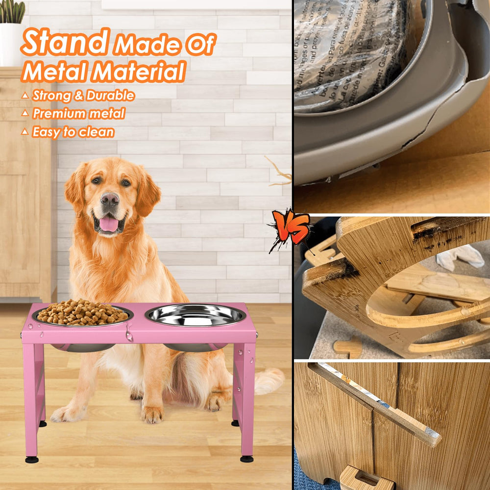 ADENGL non-slip feet stabilize the feeder during enthusiastic eating