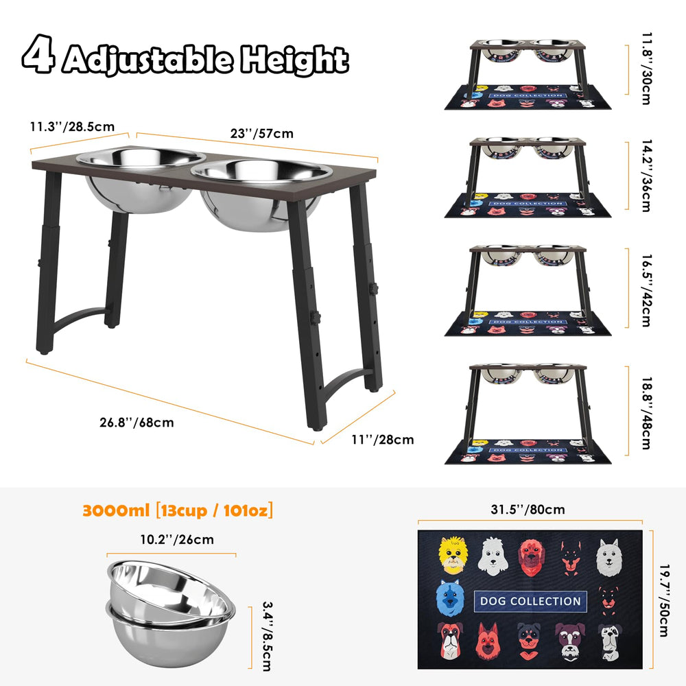 ADENGL non-slip-mats-stable-base prevent sliding and keep the area clean.