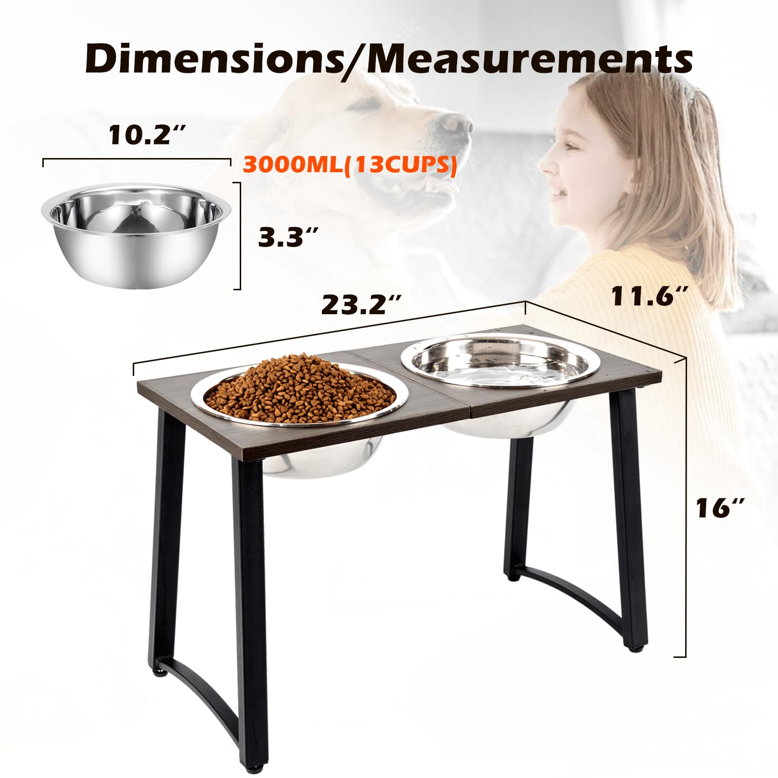 ADENGL wooden stand's smooth surface resists odors and simplifies maintenance.