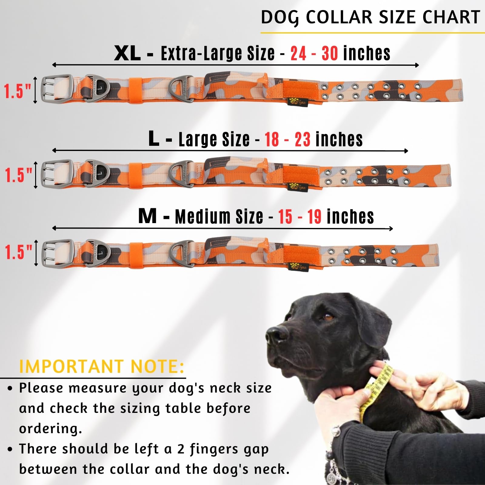 ADITYNA dog collar handle training-walking highlights easy-grab control.