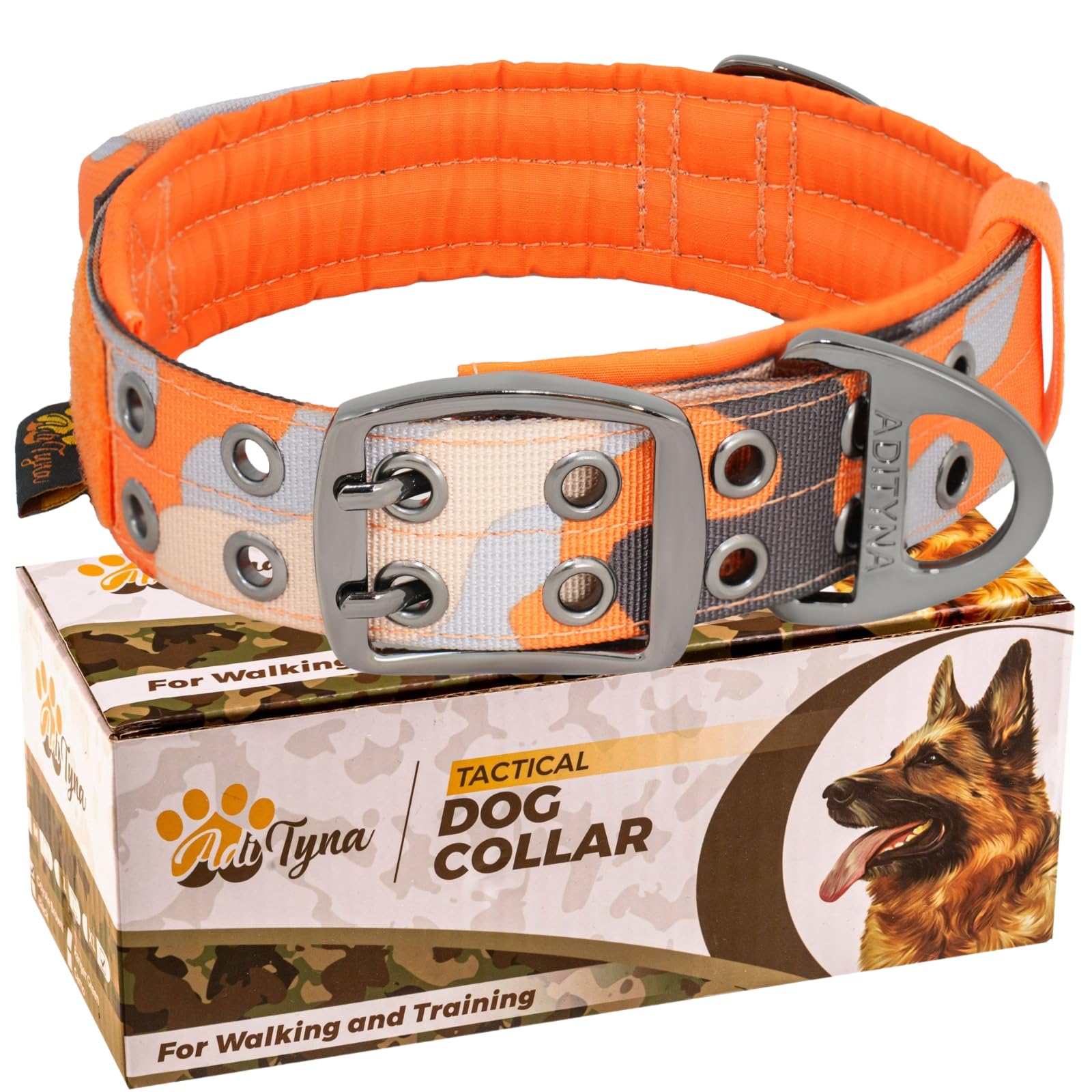 ADITYNA wide 1.5-inch strap supports comfortable control in busy environments.