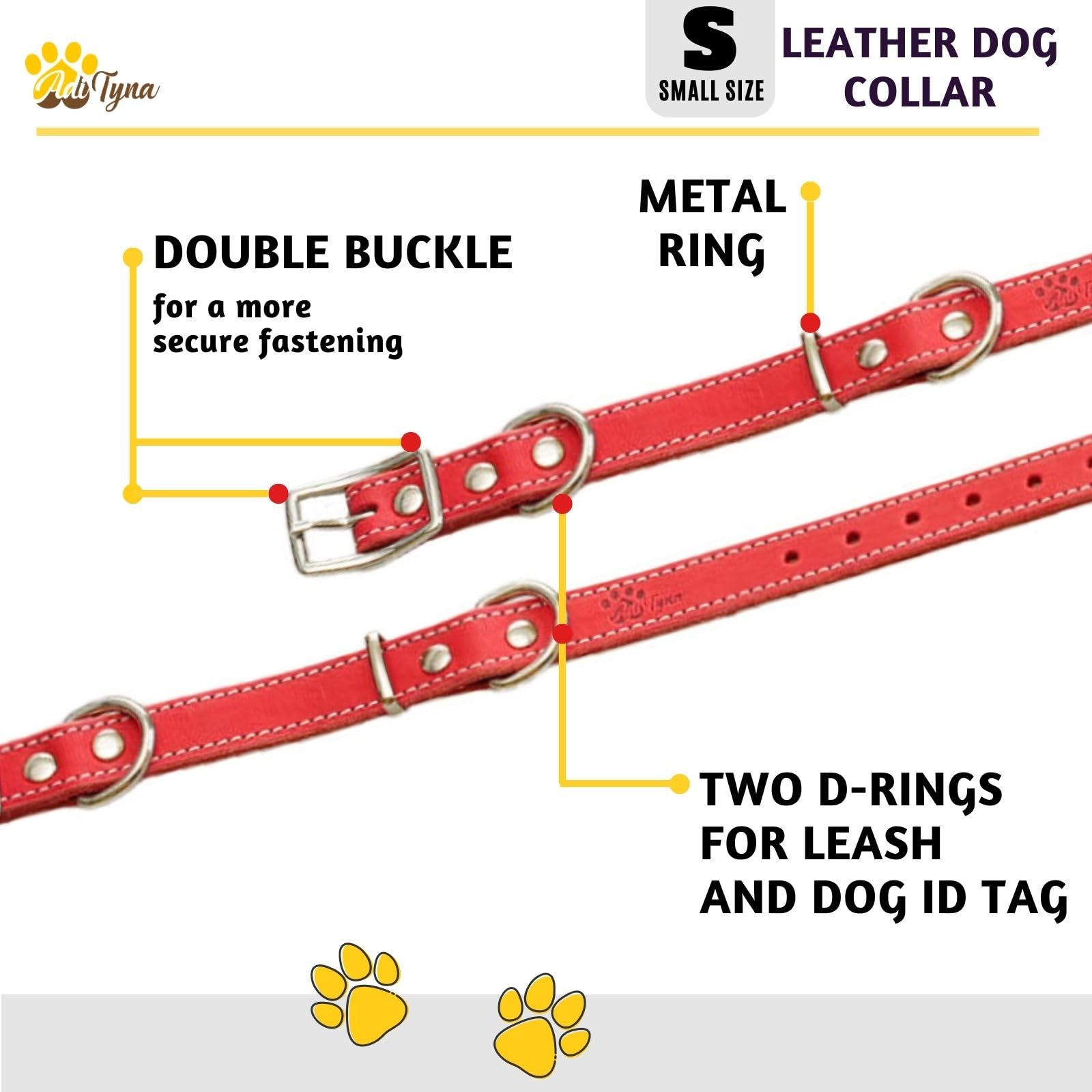 ADITYNA handmade-stitching-detail collar close-up shows durable, skin-friendly leather