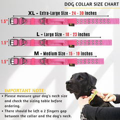 ADITYNA neoprene padded wide dog collar with 1.5 inch width for comfortable control