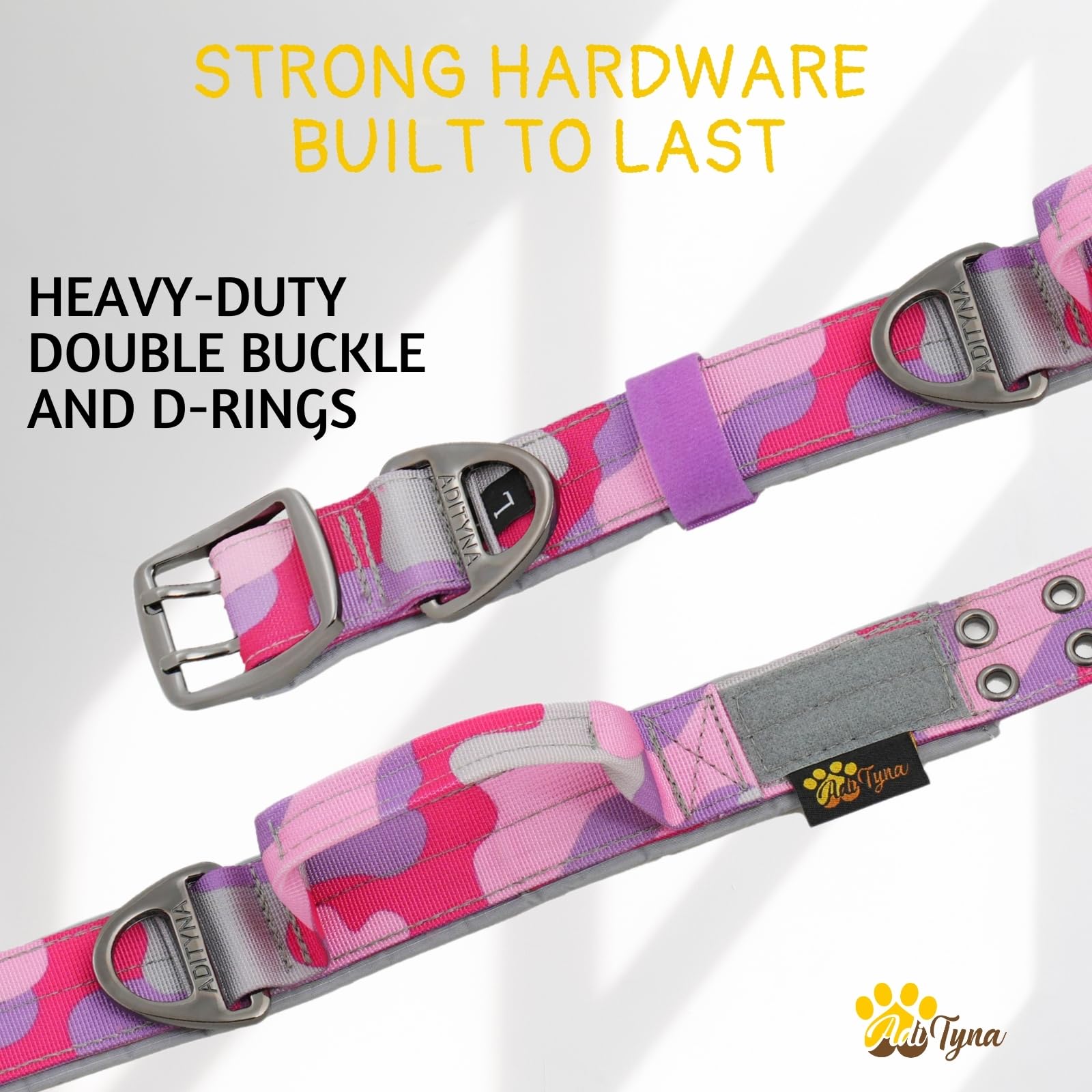 ADITYNA neoprene-padding closeup highlights comfortable, chafe-free wear.