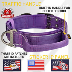 ADITYNA reflective stitching keeps your dog visible during night walks
