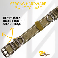 ADITYNA wide 1.5-inch nylon webbing provides stability during activity.