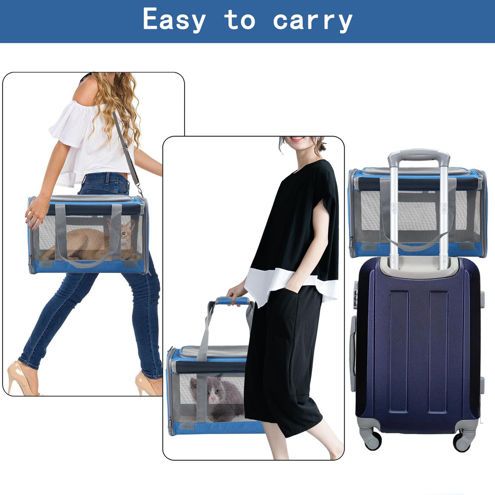 Adkyop large cat carrier removable base liner for stable footing