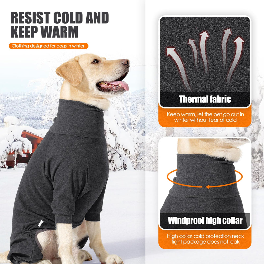 ADNIKIA dog onesie with crotch opening for easy bathroom breaks.