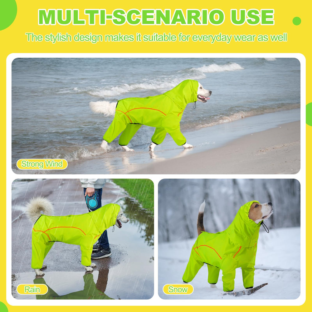 ADNIKIA dog raincoat machine washable care keeps it fresh after muddy outings.