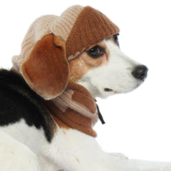 ADNIKIA dog winter pilot hat with ear flaps keeps your pup warm on cold walks