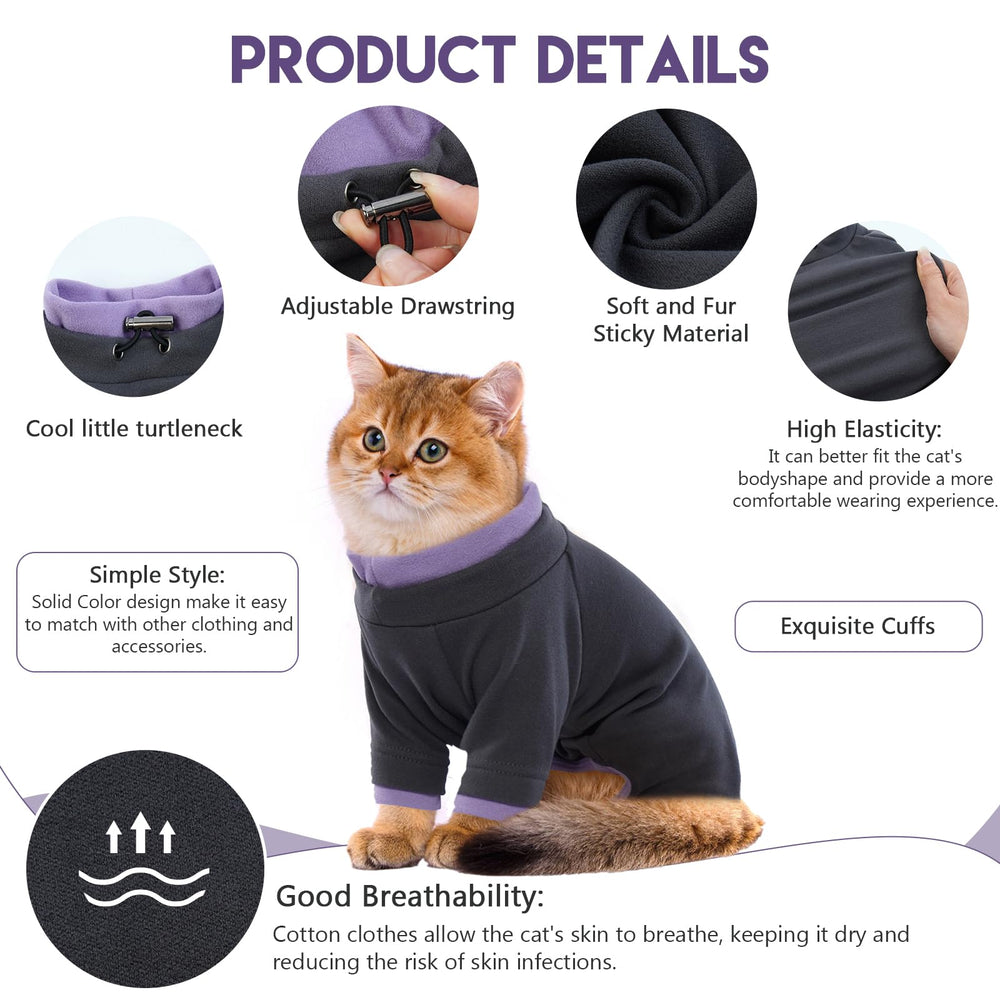 ADNIKIA sphynx-warm-cat-sweater keeps hairless cats snug in cooler days.