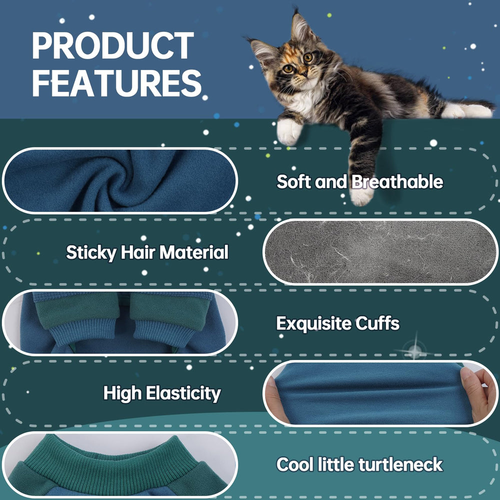 ADNIKIA surgery recovery cat suit close-up protects wounds