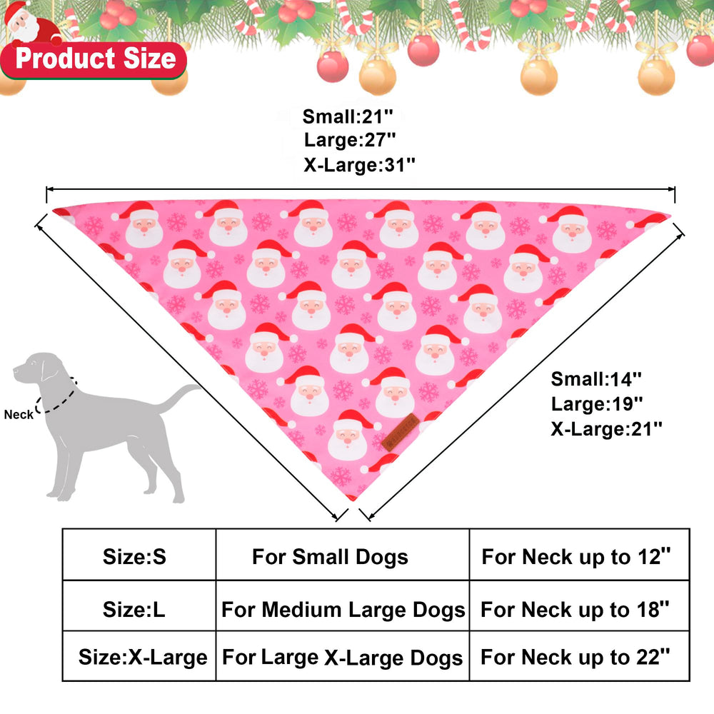 ADOGGYGO adjustable dog bandana sizing ensures comfortable, secure fit for large breeds.