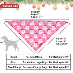 ADOGGYGO adjustable dog bandana sizing ensures comfortable, secure fit for large breeds.