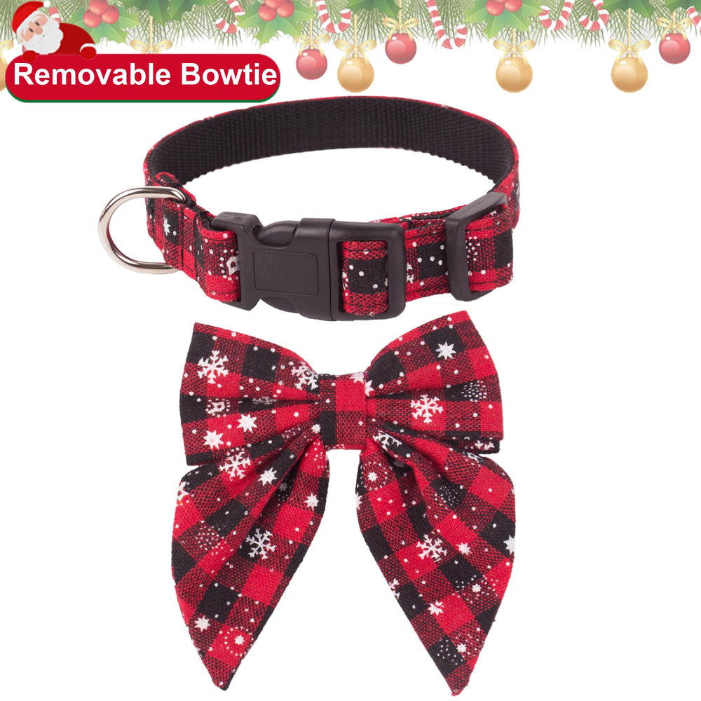ADOGGYGO collar navidad tallas ajuste, opciones S, M y L.