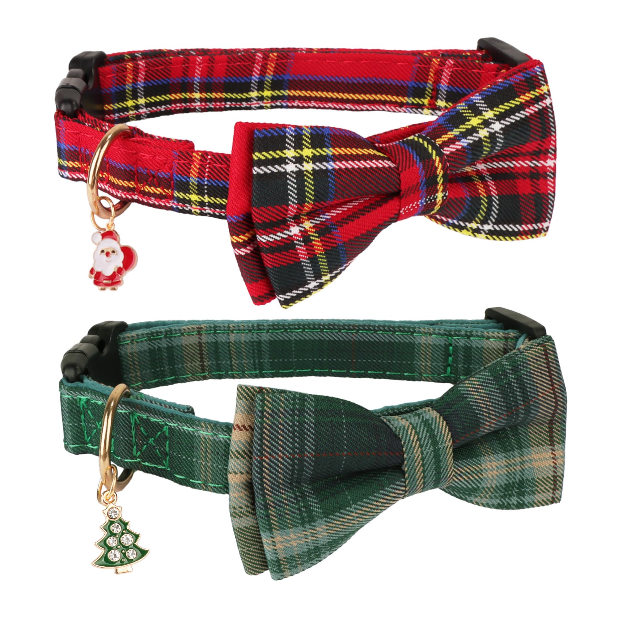 ADOGGYGO detachable bowtie with elastic strap for mix-and-match looks.
