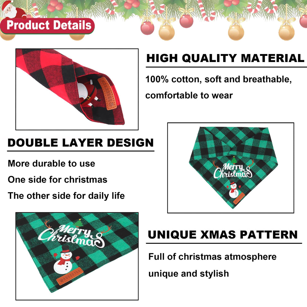 ADOGGYGO double-layer cotton bandana offers durability