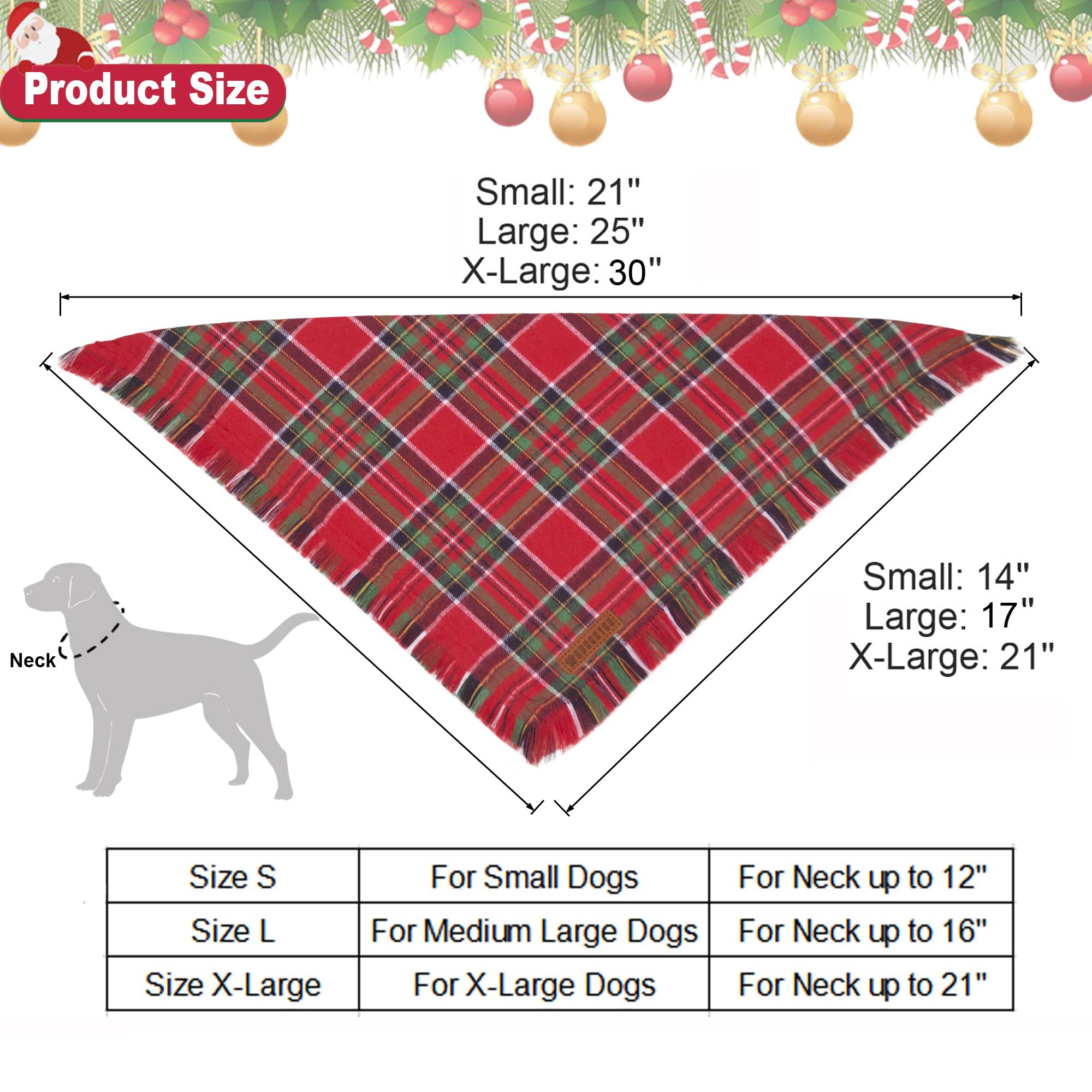 ADOGGYGO dual-layer plaid bandana durability closeup supports long-lasting pet accessories.