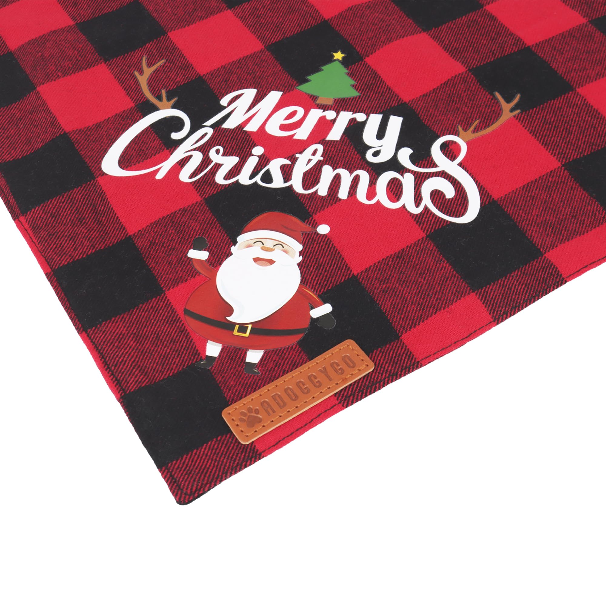 ADOGGYGO two-pack set with festive patterns for holiday looks