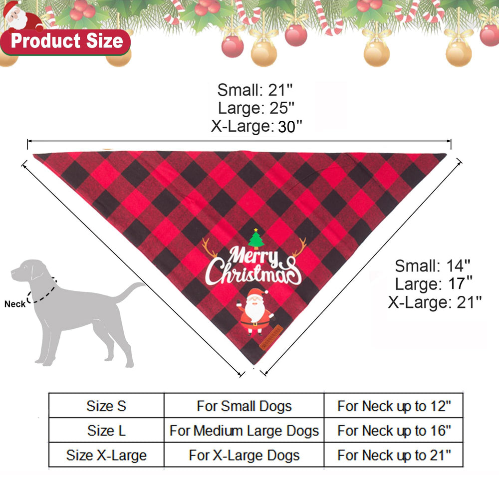 ADOGGYGO X-Large bandana fits up to 21 inches for big dogs