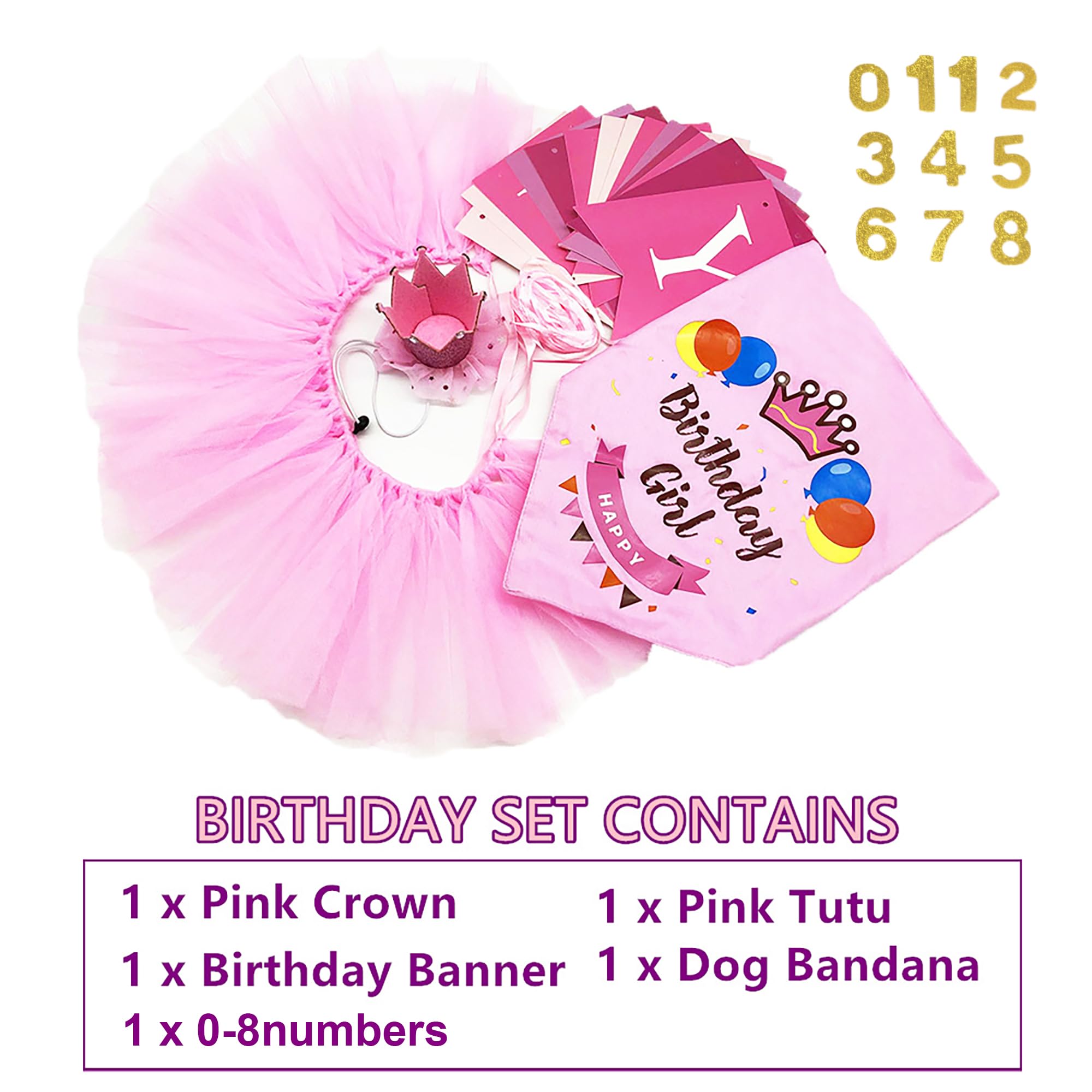 ADOGGYGO pink tutu skirt complements outfits for adorable party looks