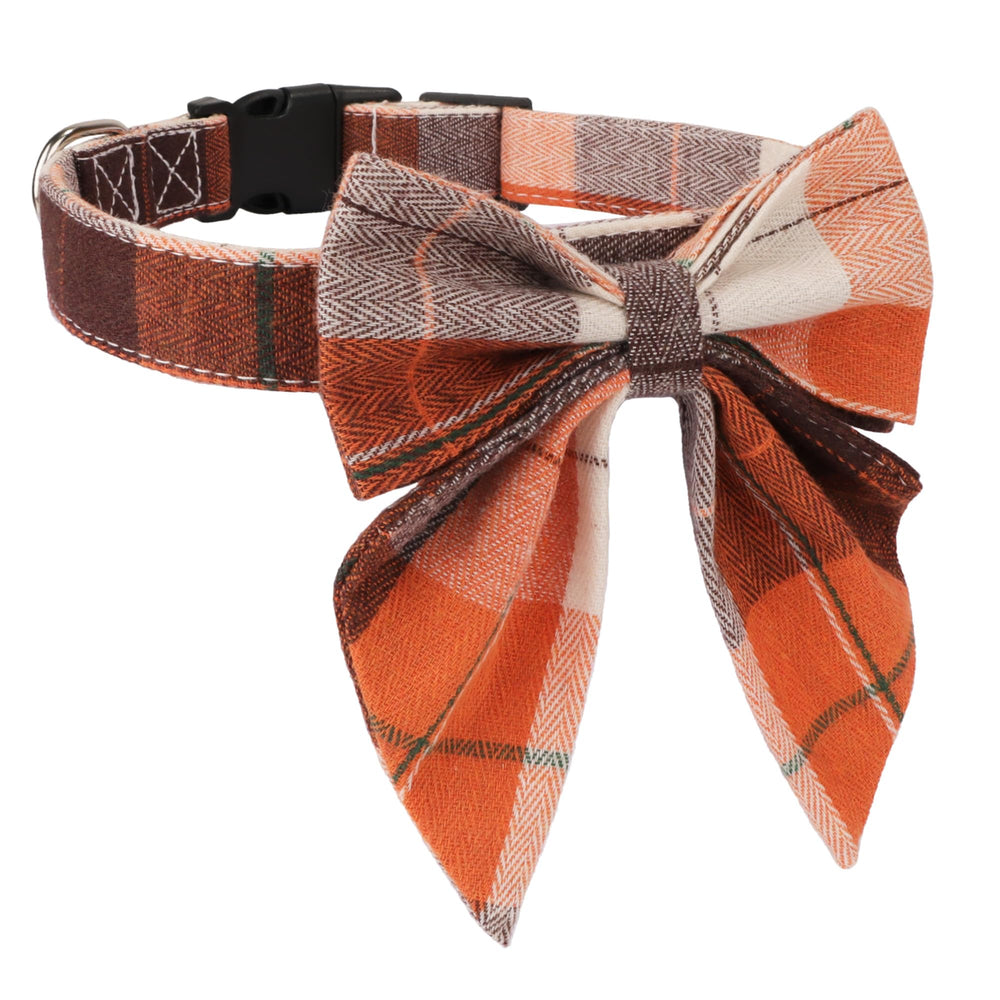 ADOGGYGO soft cotton dog collar provides comfy wear for long autumn days
