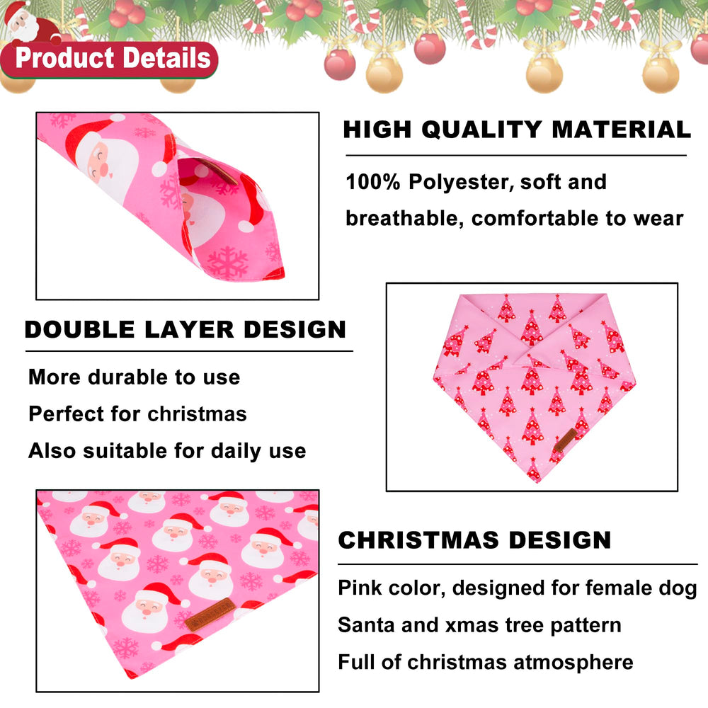 ADOGGYGO soft polyester bandana keeps pets comfy without weighing them down.