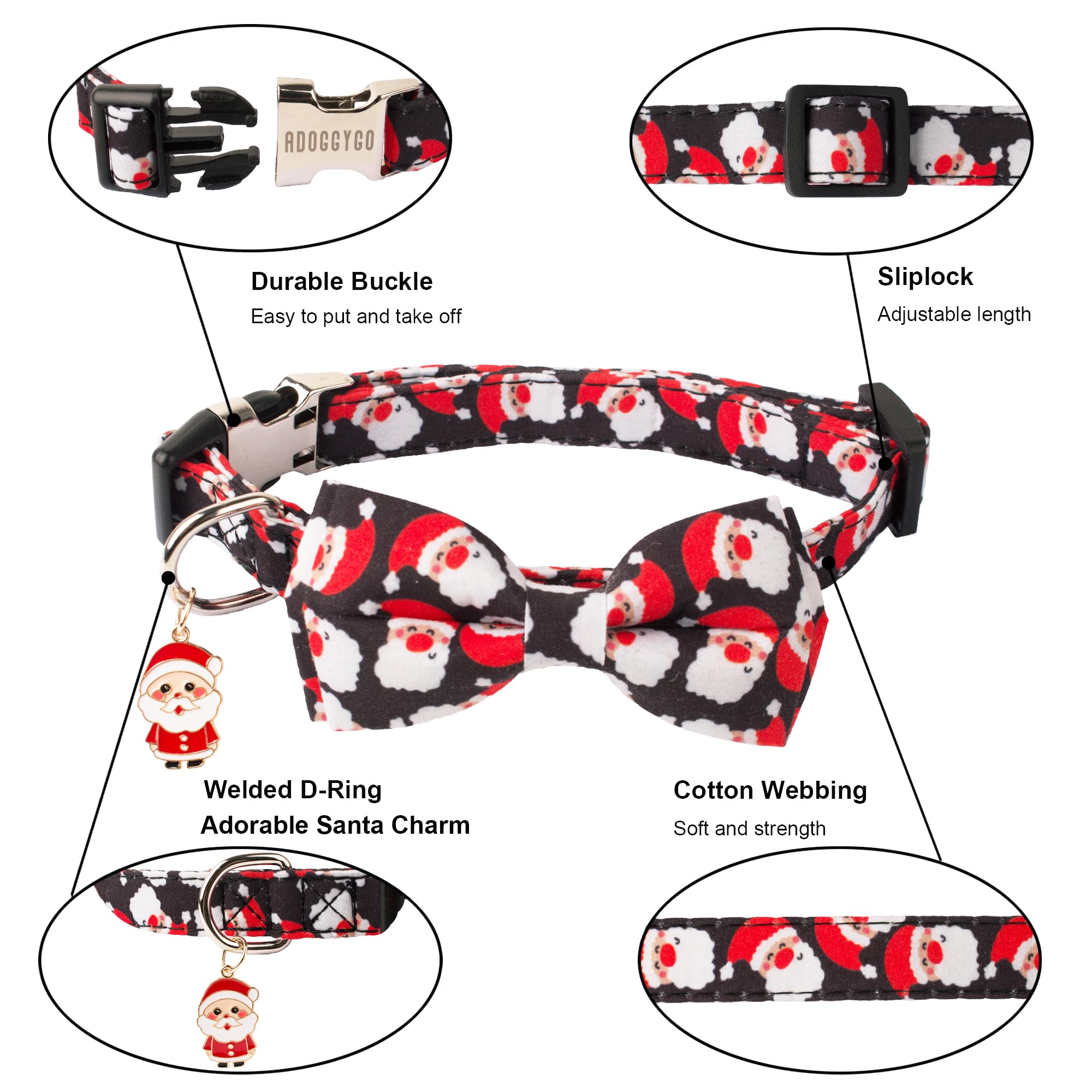 ADOGGYGO durable welded D-Rings provide secure leash attachment.