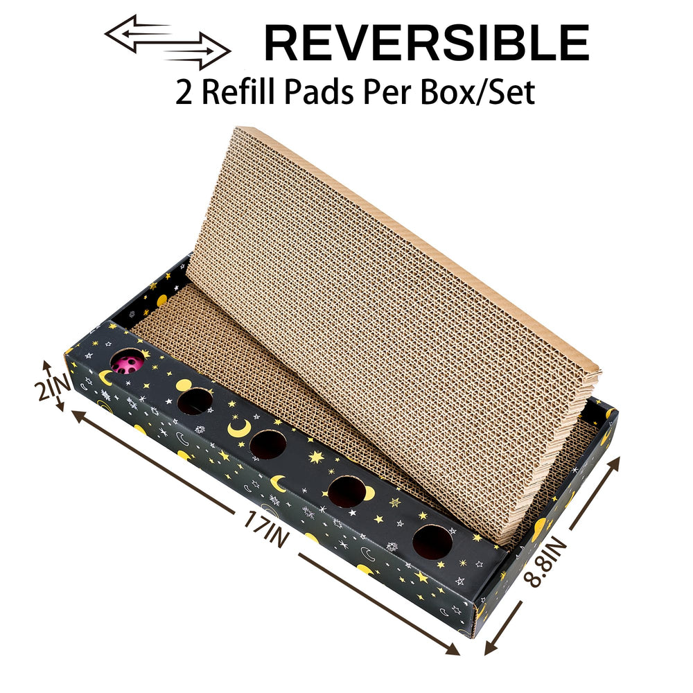 Adolug reversible scratch pad double-sided design doubles playtime and lifespan