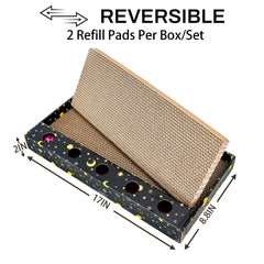 Adolug reversible scratch pad double-sided design doubles playtime and lifespan