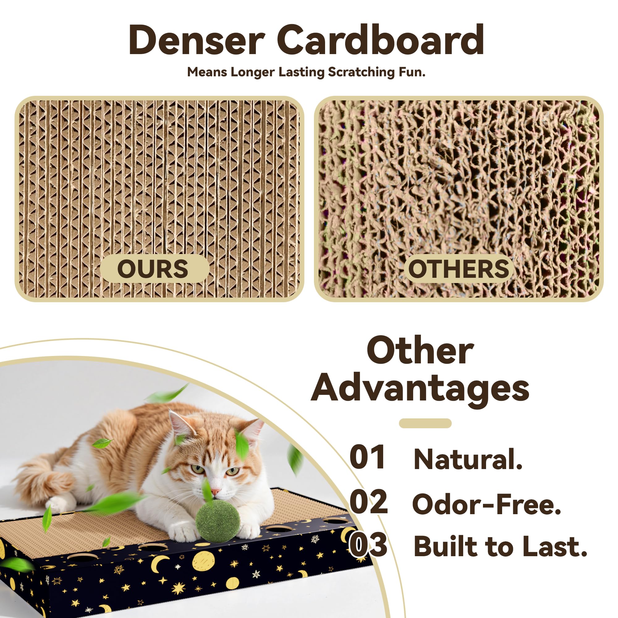 Adolug scratch board setup helps protect furniture while satisfying claws