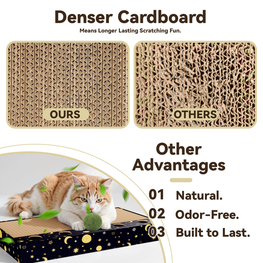 Adolug scratch board setup helps protect furniture while satisfying claws