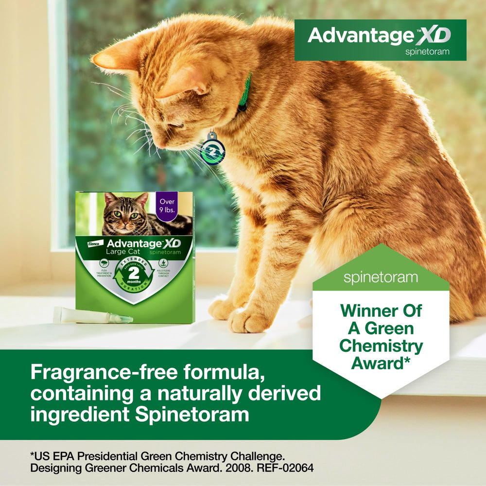 Advantage XD green chemistry award label showcases eco-friendly formulation.