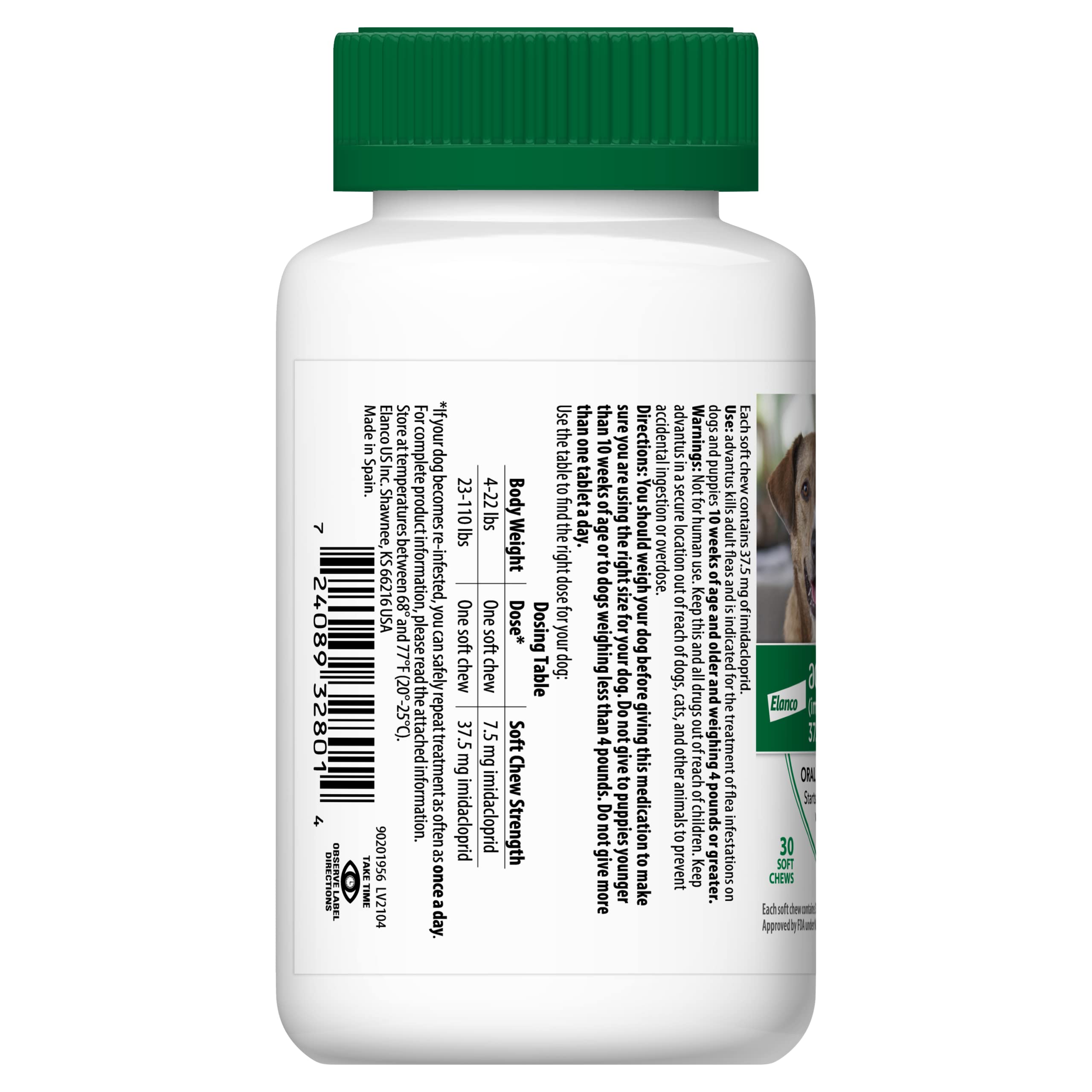 Advantus soft chews close-up highlights savory flavor aiding easy dosing.
