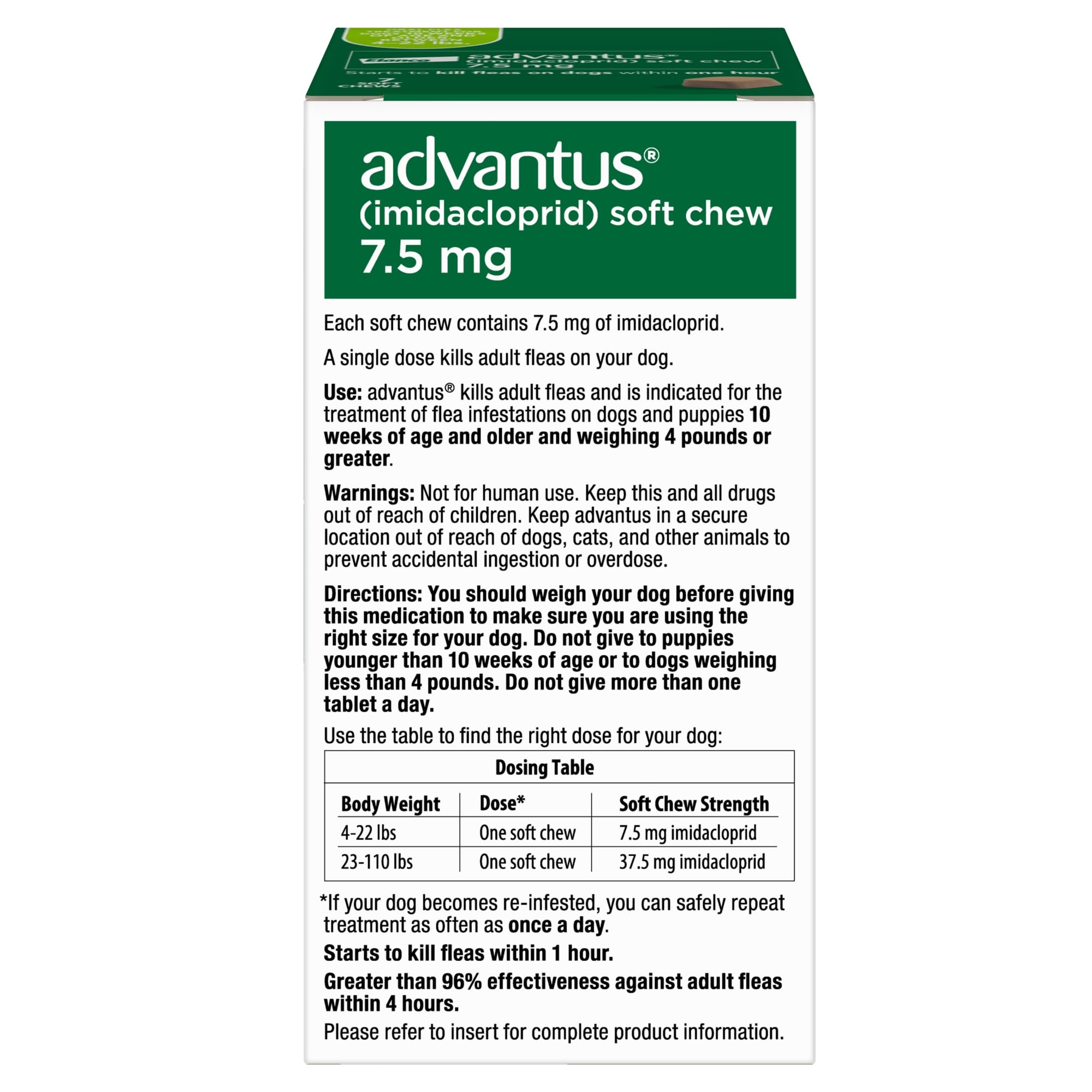 Advantus soft chews closeup highlight flavorful treat easy to administer.