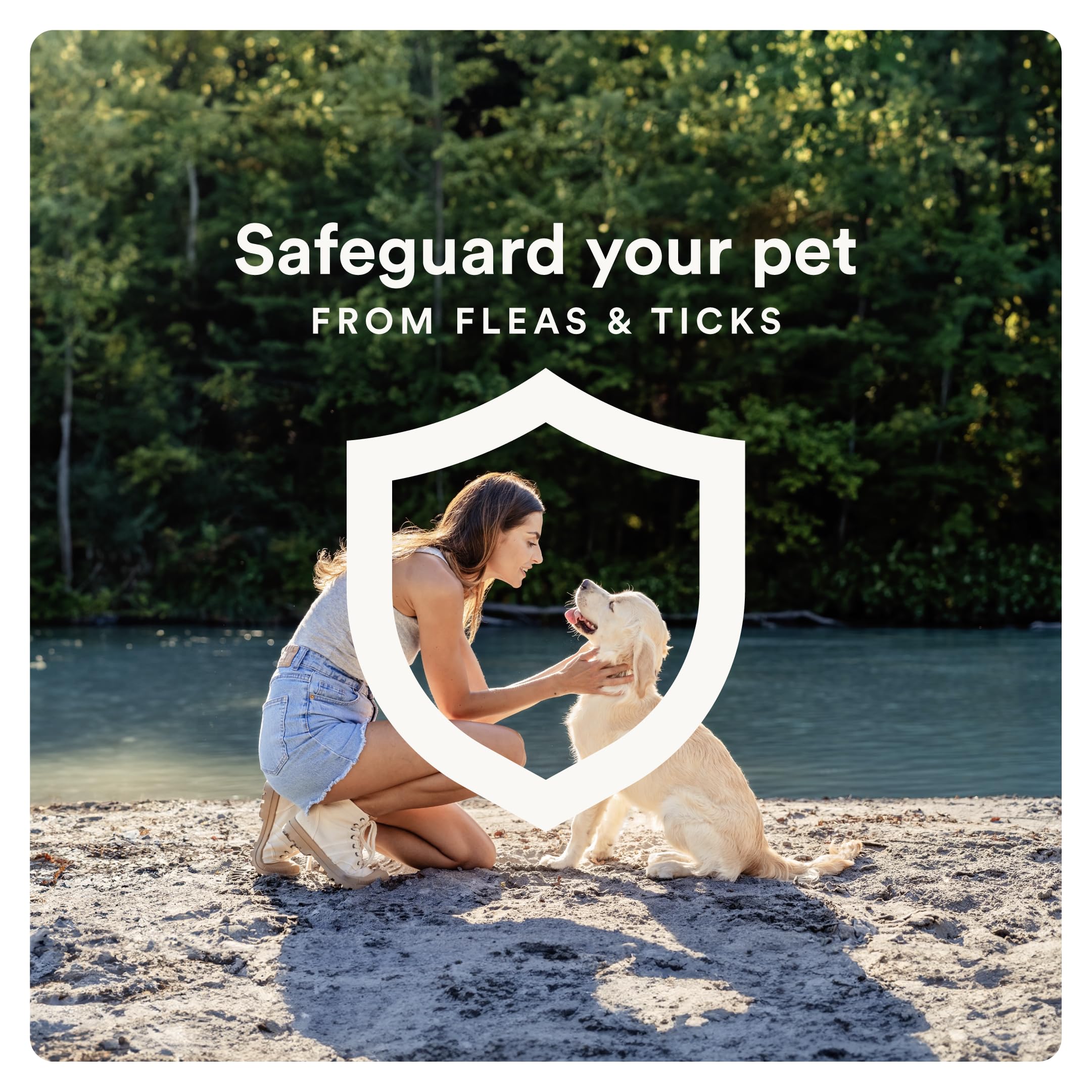Advecta Ultra protects outdoors against fleas, ticks, and mosquitoes.