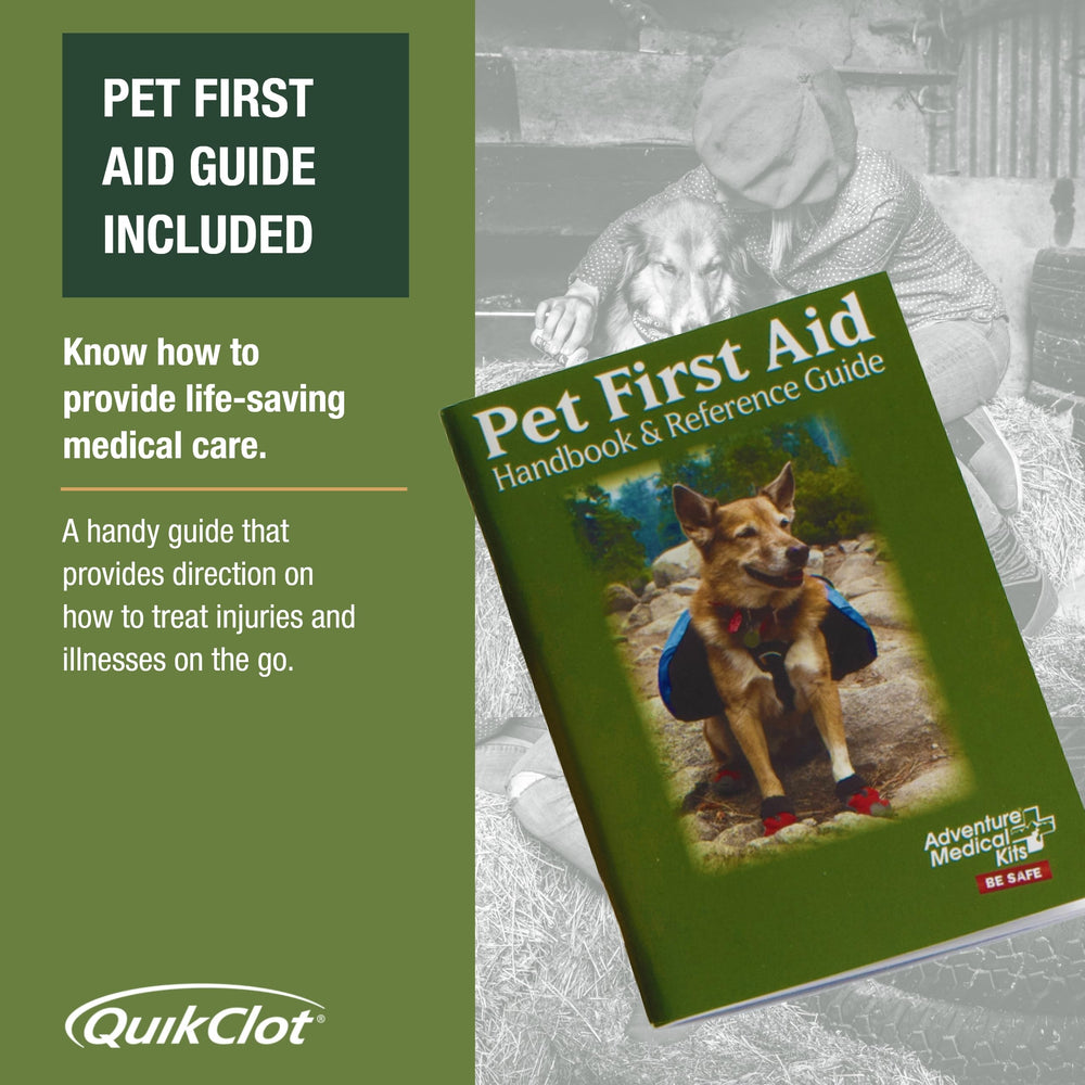 Adventure Medical Kits sterile bandages and dressings for ready pet care.