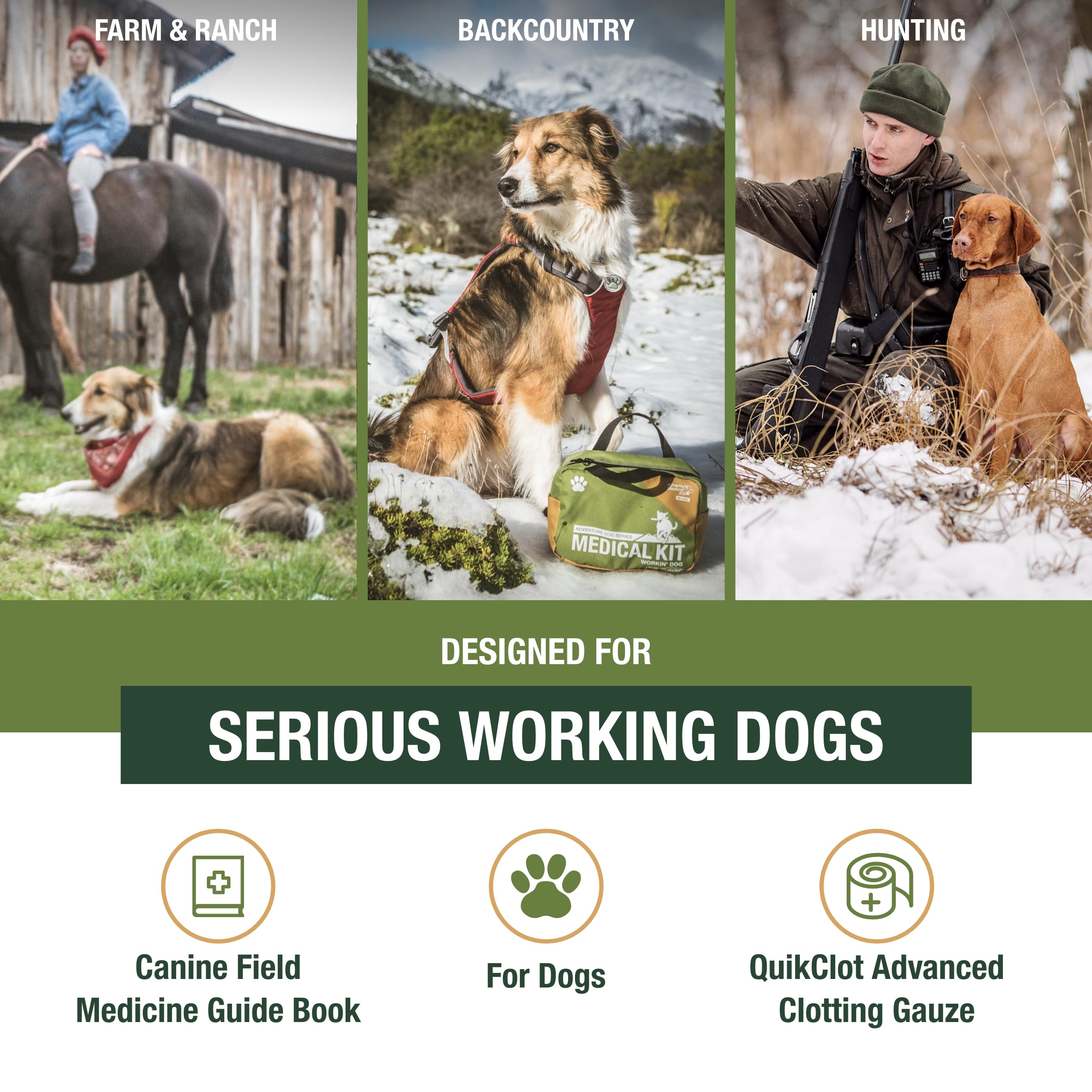 Adventure Medical Kits Workin' Dog Kit headlamp lights care in low-light emergencies