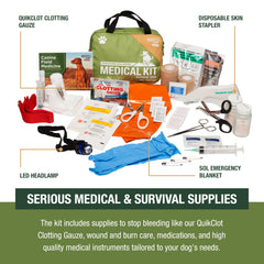 Adventure Medical Kits Workin' Dog Kit leash keeps gear organized for quick access
