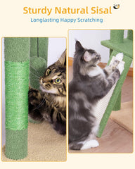 Aechonow cat tree height 86-108in shows vertical space-saving design.