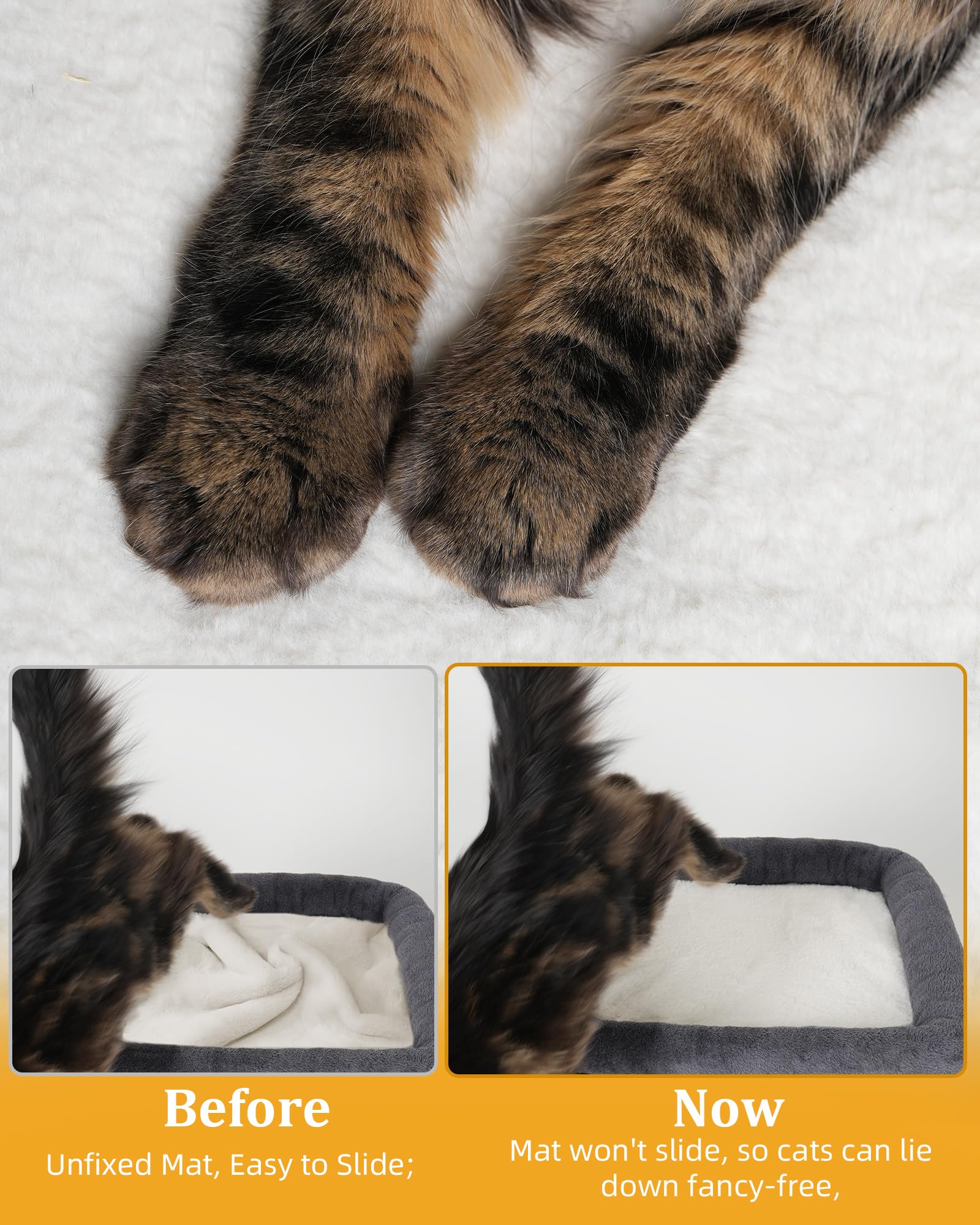 Aechonow natural sisal scratching post protects furniture