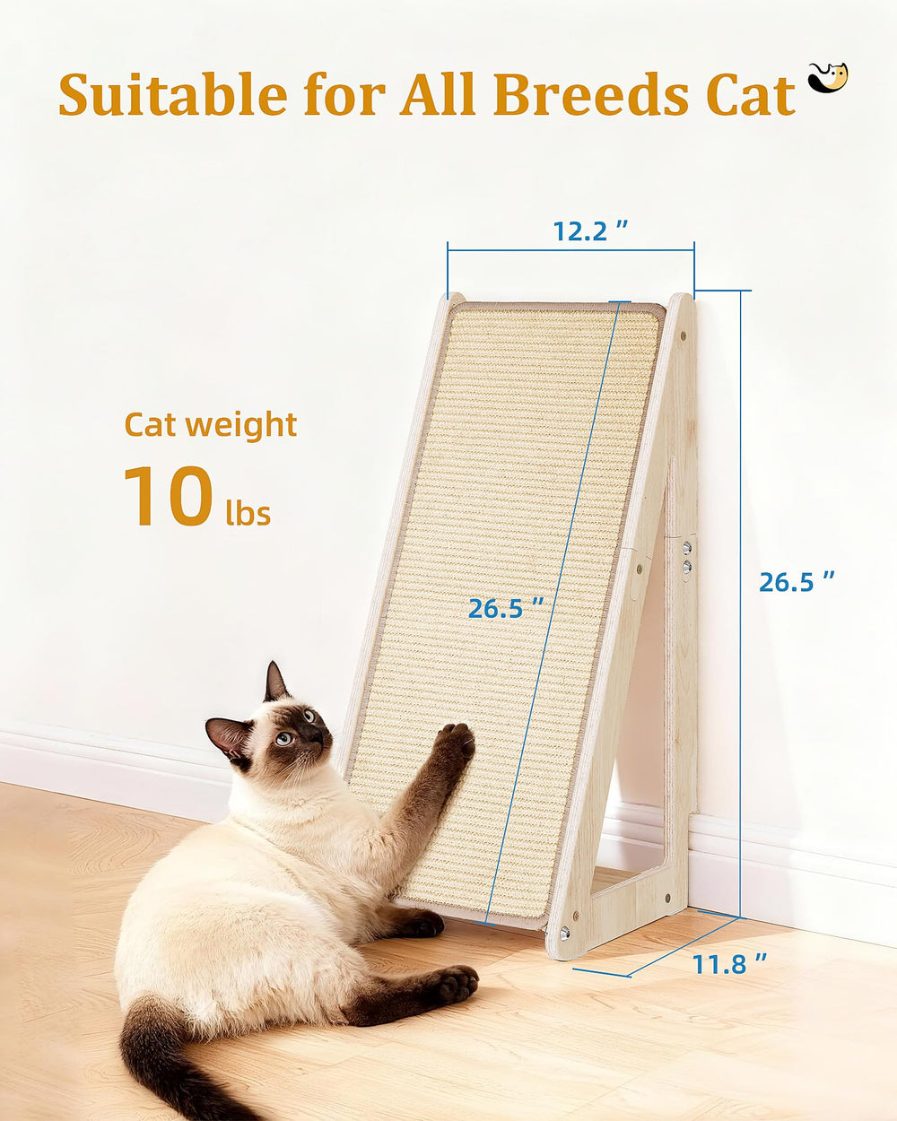 Aechonow non-slip patch floor keeps the unit steady on smooth surfaces