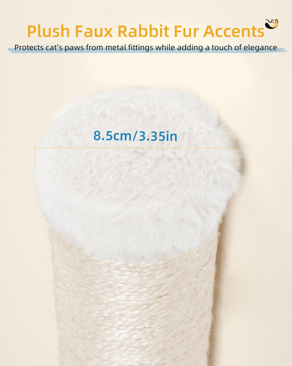 Aechonow plush ends highlight decorative paw-protective design