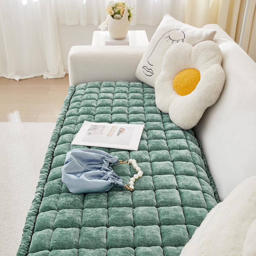 AEEISHOMEREFORM chenille fabric close-up highlights plush softness and durability.