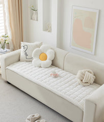 AEEISHOMEREFORM couch-cover-soft-facecloth maintains skin-friendly comfort and minimal shedding.