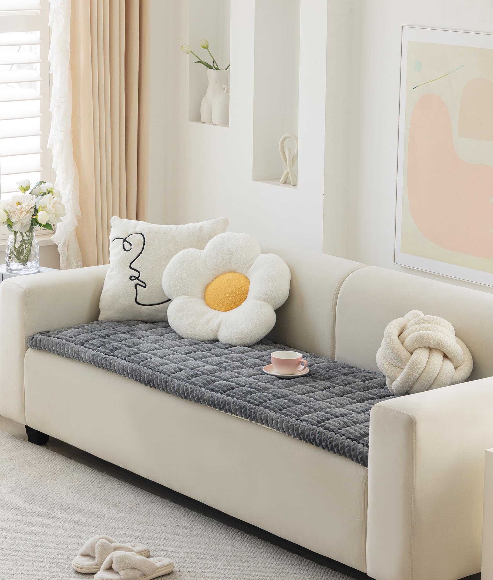 AEEISHOMEREFORM three-size options for 3-cushion sofas