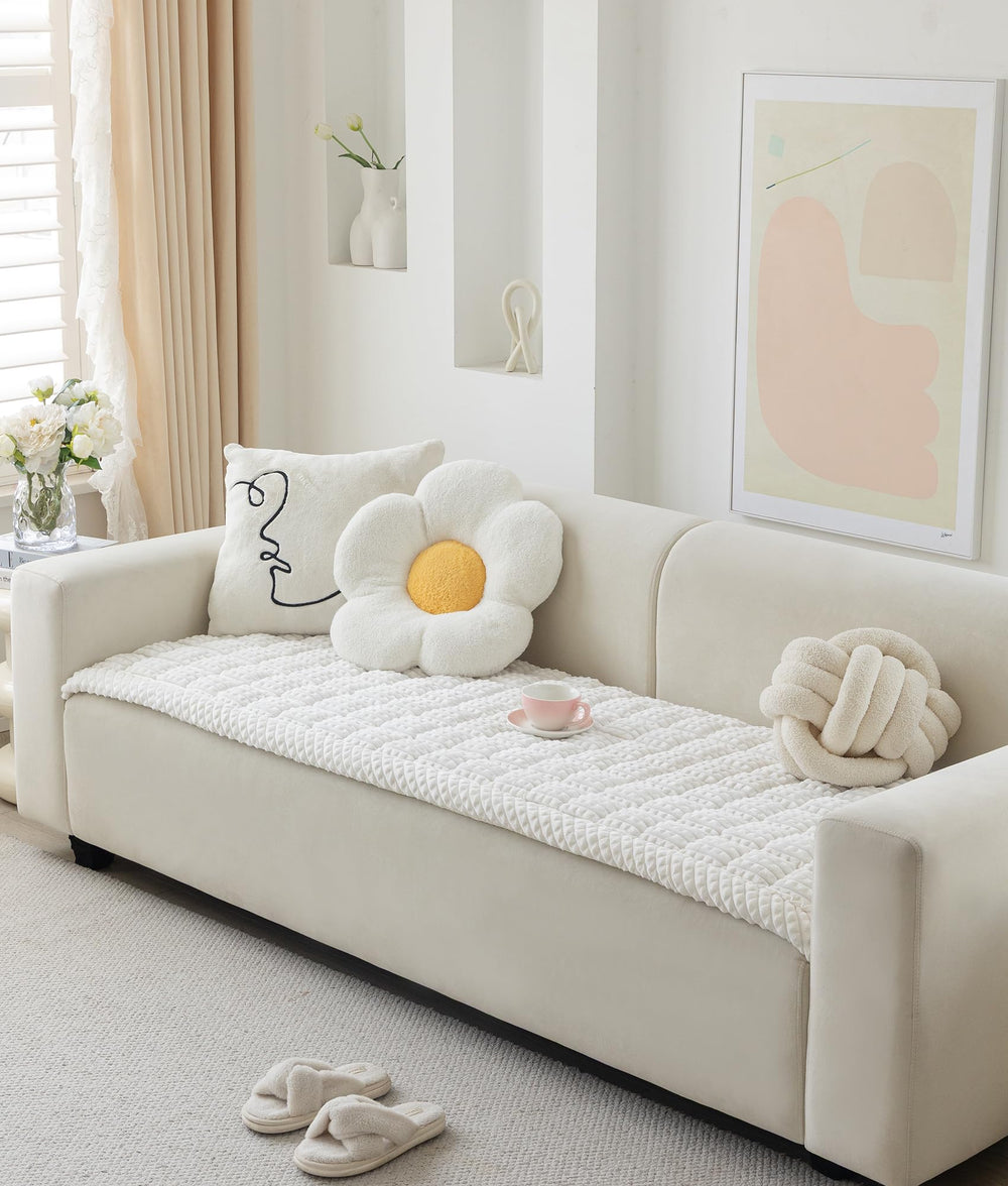 AEEISHOMEREFORM multiuse-cushion showcases versatility as rug or bedside pad.